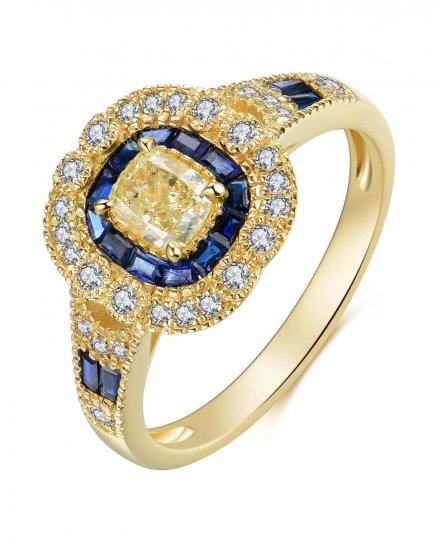 SAPPHIRE DIAMOND RING (TR4160)