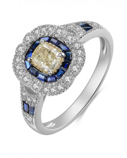 SAPPHIRE DIAMOND RING (TR4160)
