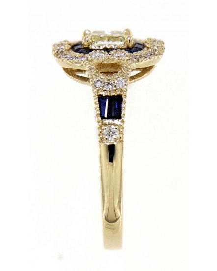 SAPPHIRE DIAMOND RING (TR4160)