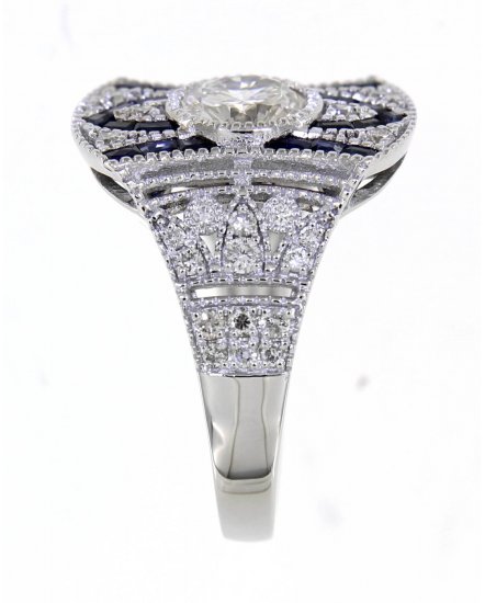 SAPPHIRE DIAMOND RING (TR4162)