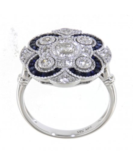 SAPPHIRE DIAMOND RING (TR4164)