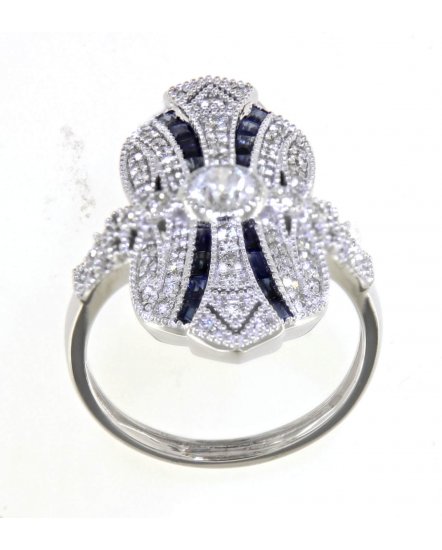 SAPPHIRE DIAMOND RING (TR4176)