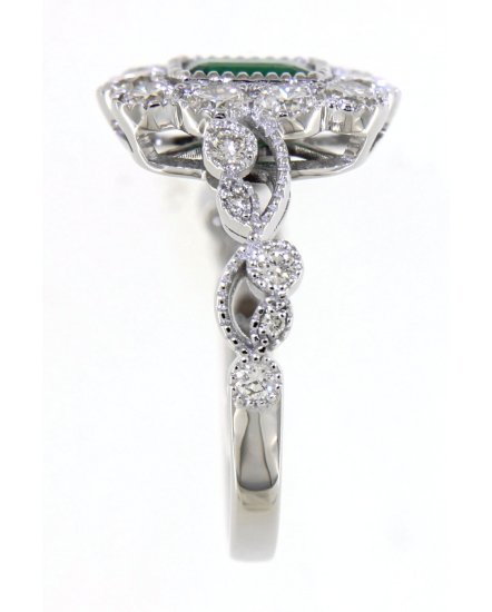EMERALD CUT DIAMOND RING (TR4200)