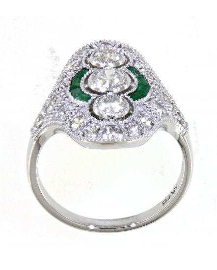 EMERALD DIAMOND RING (TR4205)