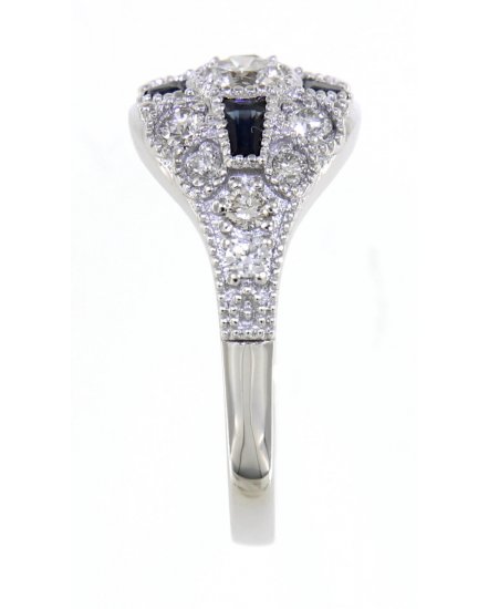 SAPPHIRE DIAMOND RING  (TR4208)