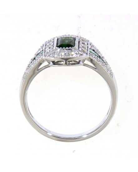 EMERALD CUT DIAMOND RING (TR4211)