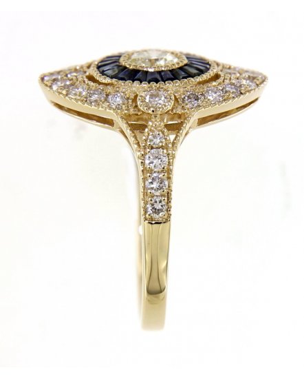 SAPPHIRE DIAMOND RING (TR4213)