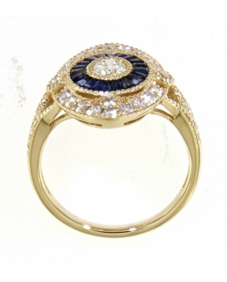 SAPPHIRE DIAMOND RING (TR4213)