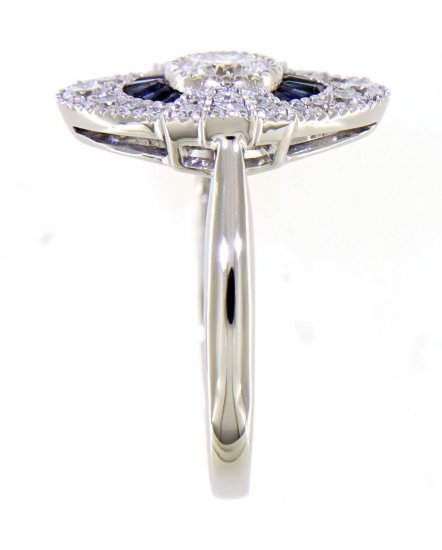 SAPPHIRE DIAMOND RING (TR4219)