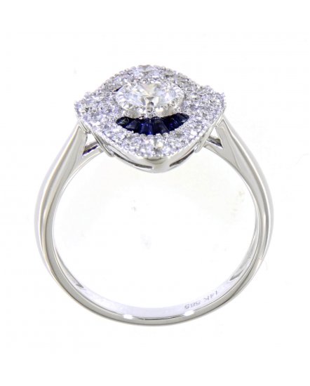 SAPPHIRE DIAMOND RING (TR4219)