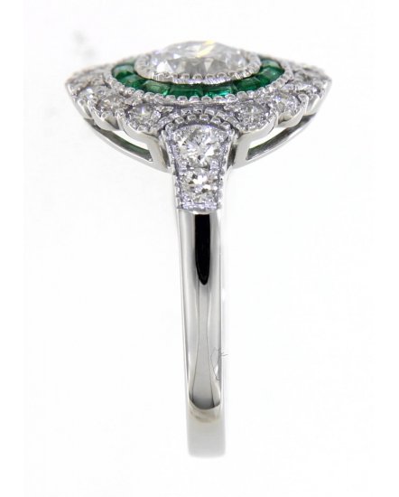 EMERALD DIAMOND RING (TR4225)