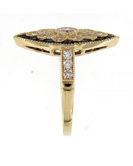 SAPPHIRE DIAMOND RING (TR4245)