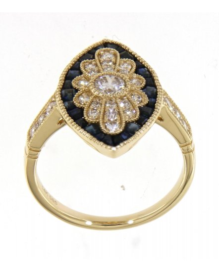 SAPPHIRE DIAMOND RING (TR4245)