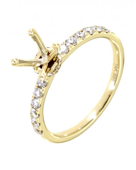 SEMI MOUNT DIAMOND ENGAGEMENT RING (TR4248)