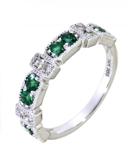 EMERALD DIAMOND BAND (TR4253)