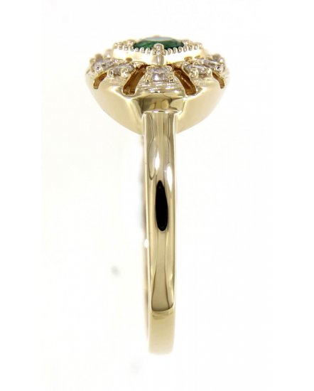 EMERALD DIAMOND RING (TR4262)