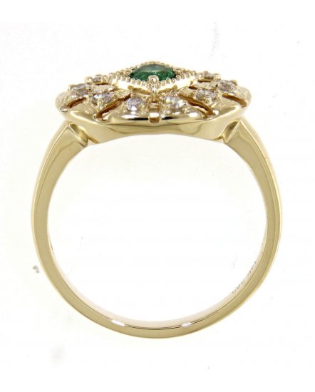 EMERALD DIAMOND RING (TR4262)