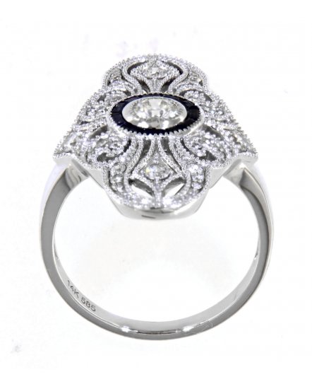 SAPPHIRE DIAMOND RING (TR4274)