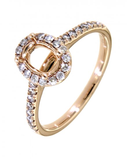 SEMI MOUNT DIAMOND ENGAGEMENT RING (TR4277)