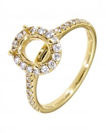 SEMI MOUNT DIAMOND ENGAGEMENT RING (TR4278)