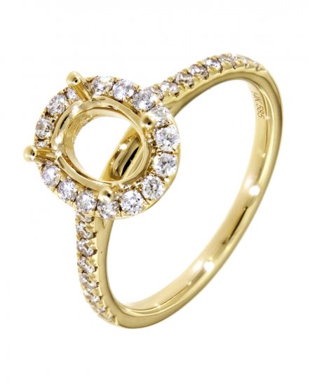 SEMI MOUNT DIAMOND ENGAGEMENT RING (TR4278)