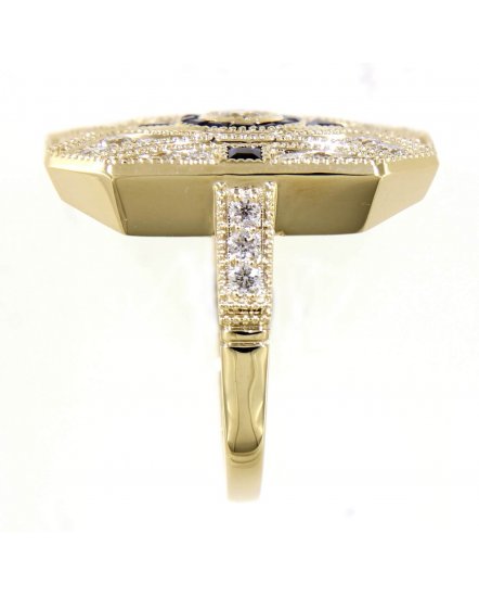 SAPPHIRE DIAMOND RING (TR4280)