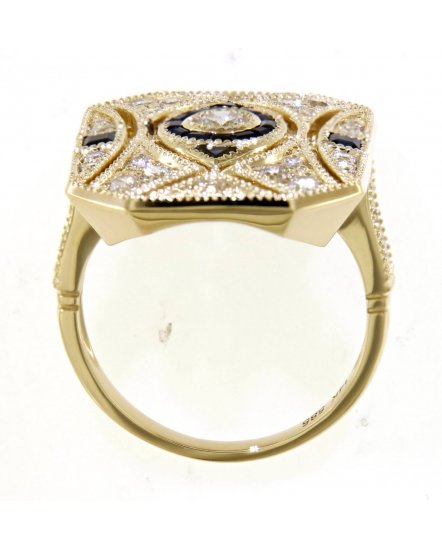 SAPPHIRE DIAMOND RING (TR4280)