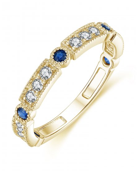 SAPPHIRE DIAMOND BAND (TR4284)