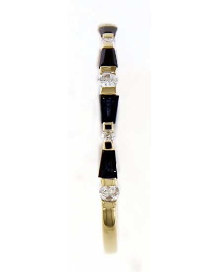 BAGUETTE SAPPHIRE DIAMOND BAND (TR4286)