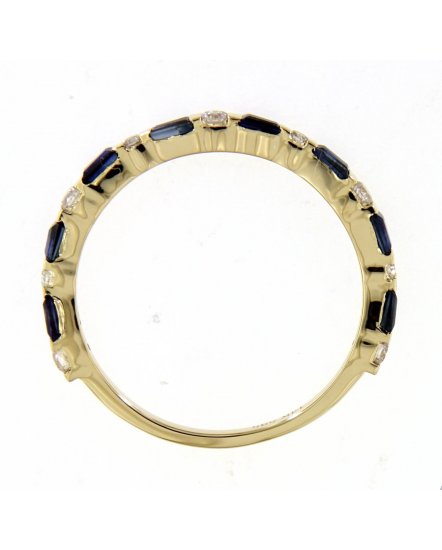 BAGUETTE SAPPHIRE DIAMOND BAND (TR4286)