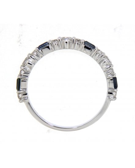 BAGUETTE SAPPHIRE DIAMOND BAND (TR4287)