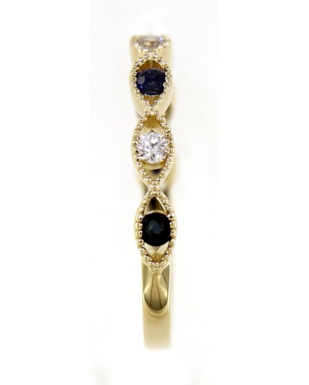 SAPPHIRE DIAMOND BAND (TR4293)