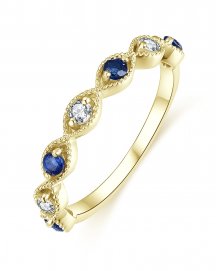 SAPPHIRE DIAMOND BAND (TR4295)