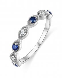 SAPPHIRE DIAMOND BAND (TR4295)