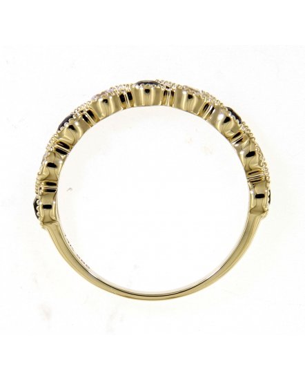 MARQUISE STYLE SAPPHIRE DIAMOND BAND (TR4303)