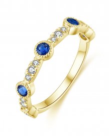 SAPPHIRE DIAMOND BAND (TR4304)