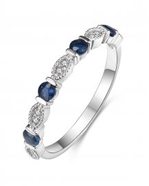 SAPPHIRE DIAMOND BAND (TR4313)