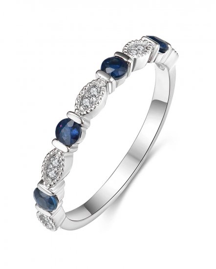 SAPPHIRE DIAMOND BAND (TR4313)
