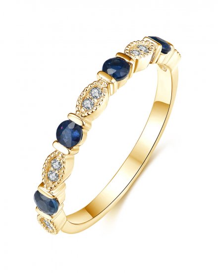 SAPPHIRE DIAMOND BAND (TR4313)