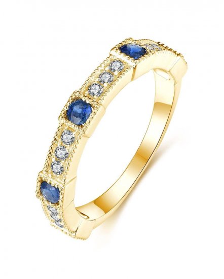 SAPPHIRE DIAMOND BAND (TR4314)