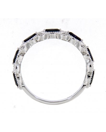 MARQUISE SAPPHIRE DIAMOND BAND (TR4318)
