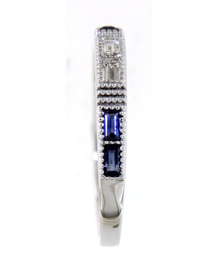 BAGUETTE SAPPHIRE DIAMOND BAND (TR4319)