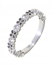 FOUR LEAF STYLE DIAMOND BAND (TR4337)