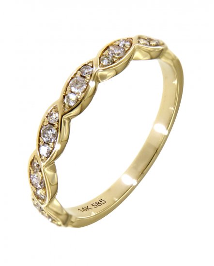 LEAF DIAMOND BAND (TR4338)