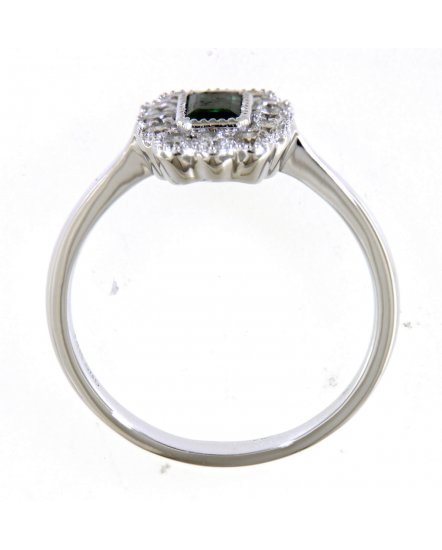 EMERALD CUT DIAMOND RING (TR4423)
