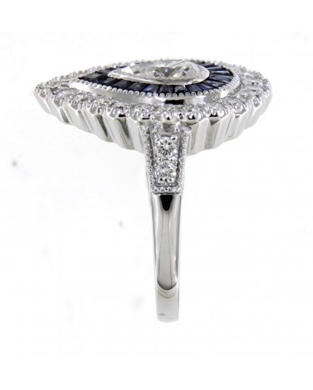 SAPPHIRE DIAMOND RING (TR4448)