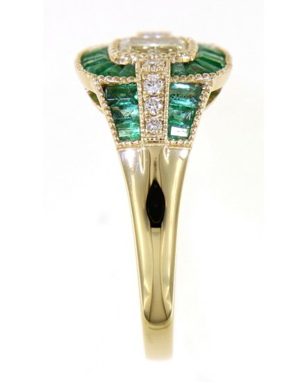 EMERALD DIAMOND RING (TR4459)