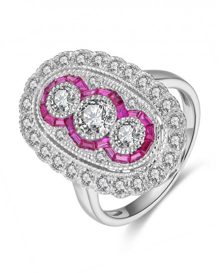 RUBY DIAMOND RING (TR4464)