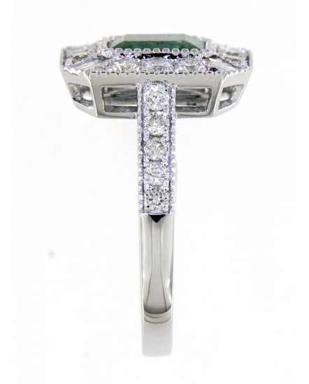 EMERALD CUT DIAMOND RING (TR4466)