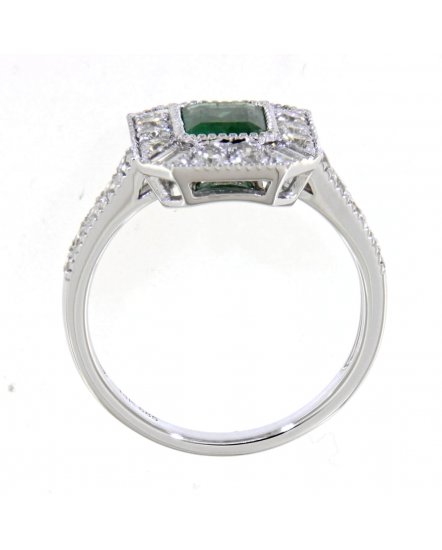 EMERALD CUT DIAMOND RING (TR4466)